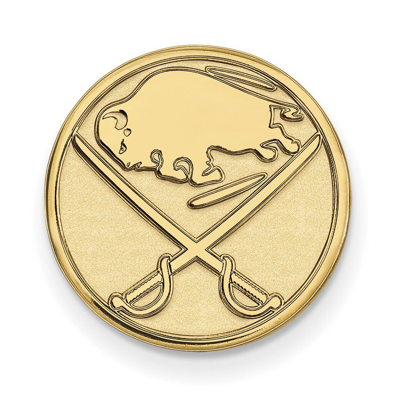 14K Yellow Gold Gold NHL LogoArt Buffalo Sabres Lapel Pin