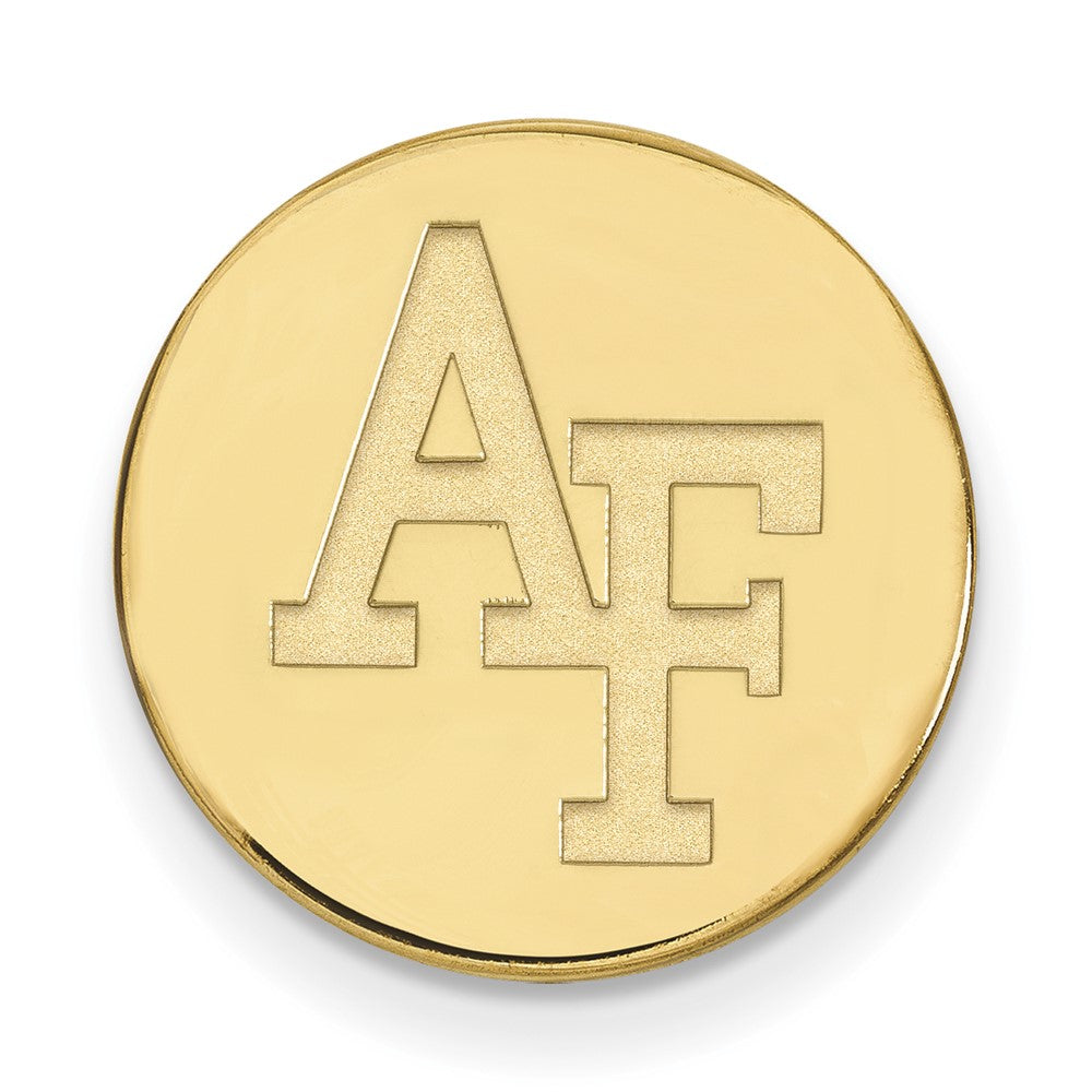 14K Yellow Gold Gold LogoArt United States Air Force Academy A-F Lapel Pin