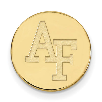 14K Yellow Gold Gold LogoArt United States Air Force Academy A-F Lapel Pin