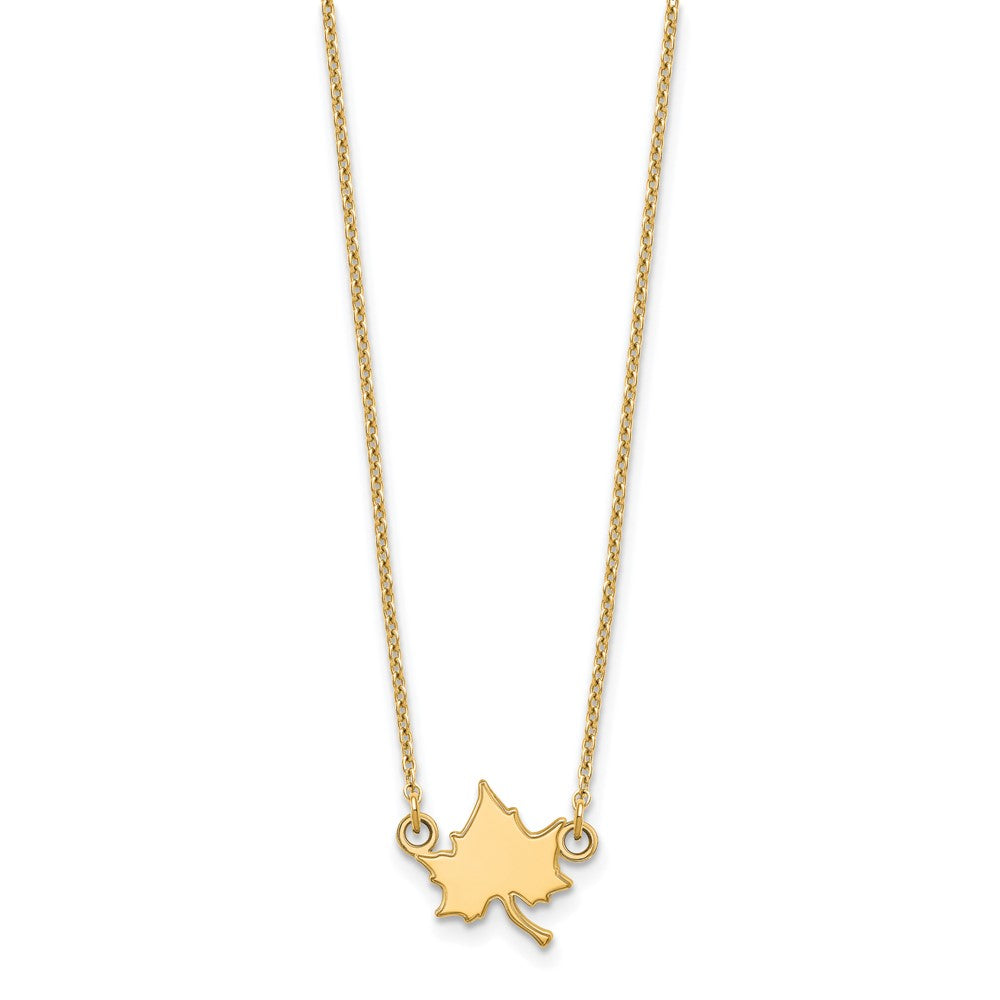 Gold Plated Sterling Silver Logoart Indiana State University I S Small Pendant 18 Inch Necklace