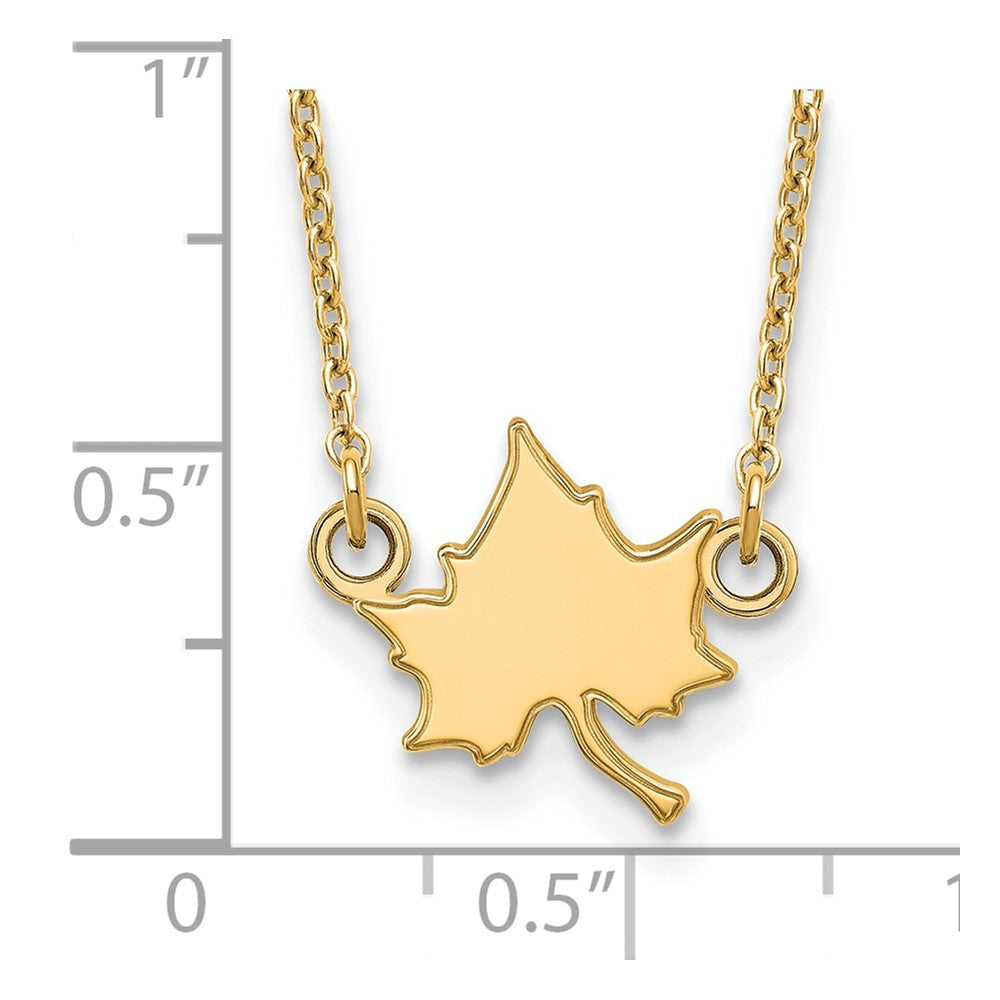 Gold Plated Sterling Silver Logoart Indiana State University I S Small Pendant 18 Inch Necklace