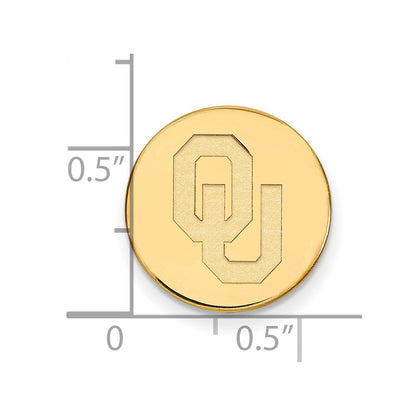 14K Yellow Gold Gold LogoArt University of Oklahoma O-U Tie Tac