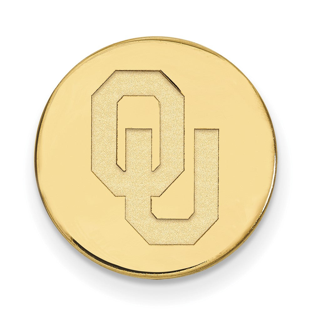 14K Yellow Gold Gold LogoArt University of Oklahoma O-U Tie Tac