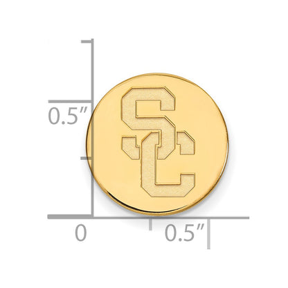 14K Yellow Gold Gold University of Southern California S-C Lapel Pin