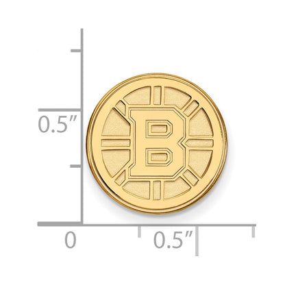 14K Yellow Gold Gold NHL LogoArt Boston Bruins Lapel Pin