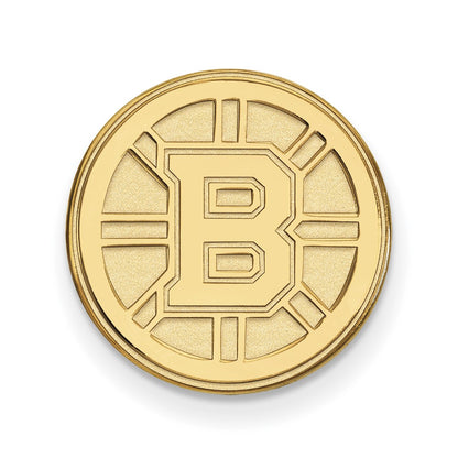 14K Yellow Gold Gold NHL LogoArt Boston Bruins Lapel Pin