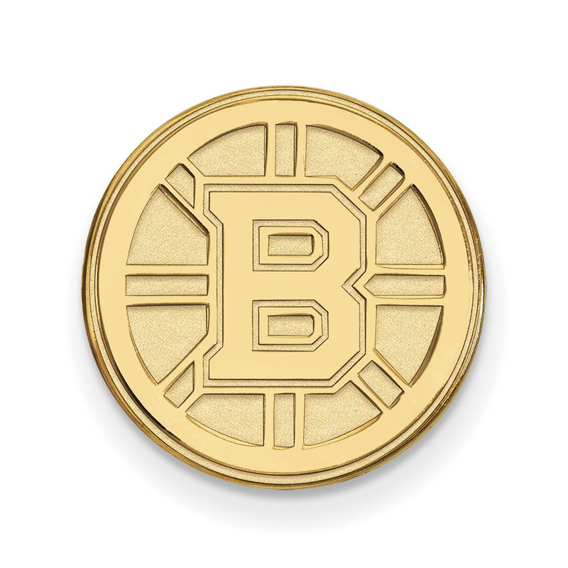 14K Yellow Gold Gold NHL LogoArt Boston Bruins Lapel Pin