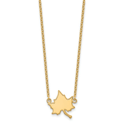 10K Yellow Gold Logoart Indiana State University I S Large Pendant 18 Inch Necklace