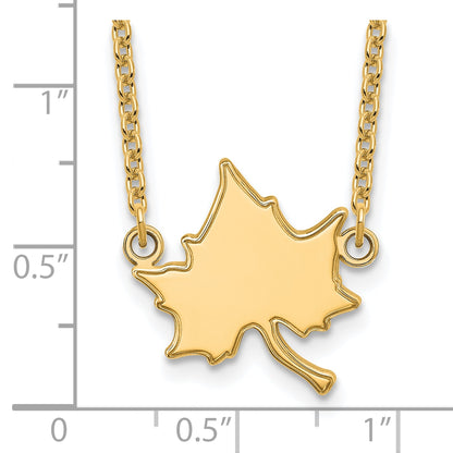 10K Yellow Gold Logoart Indiana State University I S Large Pendant 18 Inch Necklace