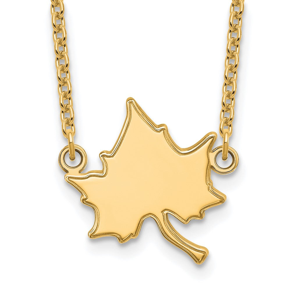 Gold Plated Sterling Silver Logoart Indiana State University I S Large Pendant 18 Inch Necklace
