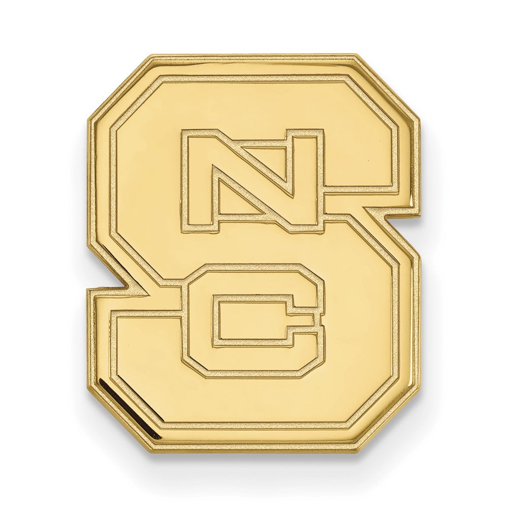 14K Yellow Gold Gold LogoArt North Carolina State University N-C-S Lapel Pin