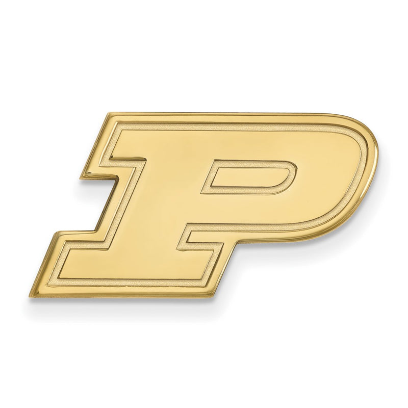 14K Yellow Gold Gold LogoArt Purdue University Letter P Lapel Pin