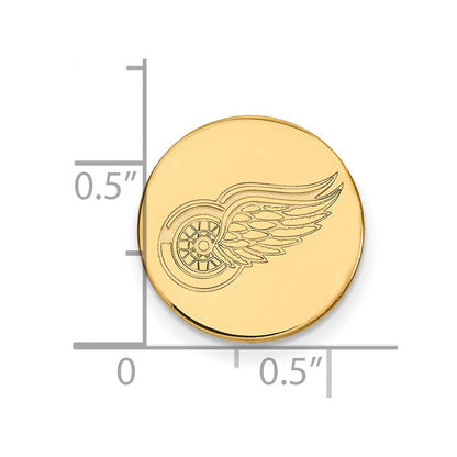 14K Yellow Gold Gold NHL LogoArt Detroit Red Wings Lapel Pin