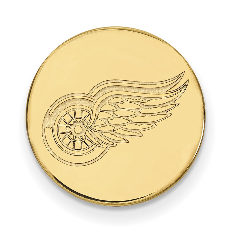 14K Yellow Gold Gold NHL LogoArt Detroit Red Wings Lapel Pin