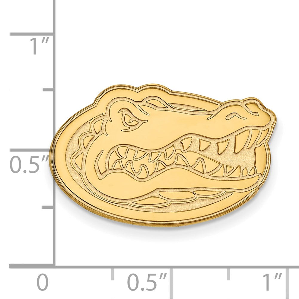 14K Yellow Gold Gold LogoArt University of Florida Gator Lapel Pin