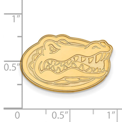 14K Yellow Gold Gold LogoArt University of Florida Gator Lapel Pin