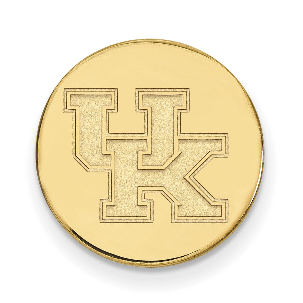 14K Yellow Gold Gold LogoArt University of Kentucky U-K Lapel Pin