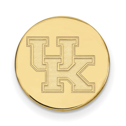 14K Yellow Gold Gold LogoArt University of Kentucky U-K Lapel Pin