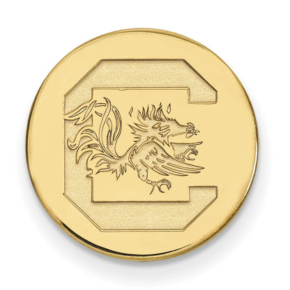 14K Yellow Gold Gold LogoArt University of South Carolina Lapel Pin