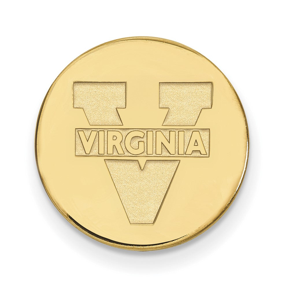 14K Yellow Gold Gold LogoArt University of Virginia Lapel Pin