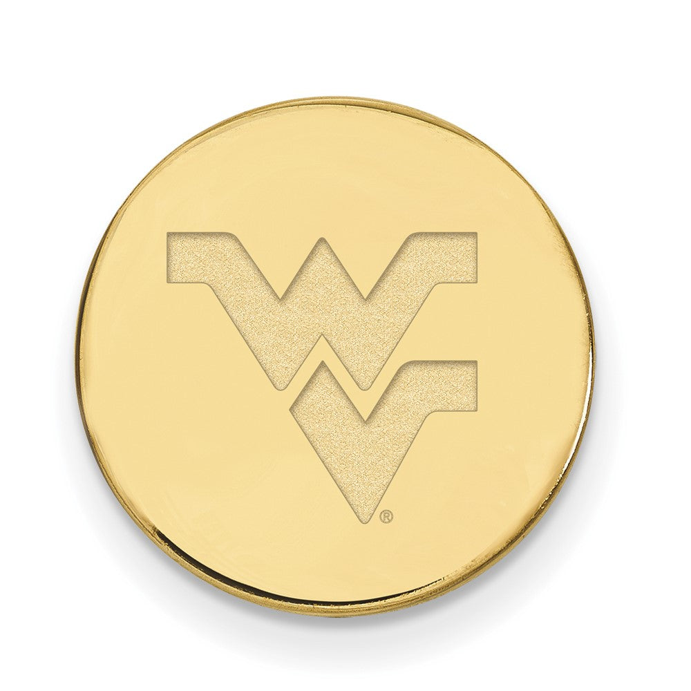 14K Yellow Gold Gold LogoArt West Virginia University W-V Lapel Pin