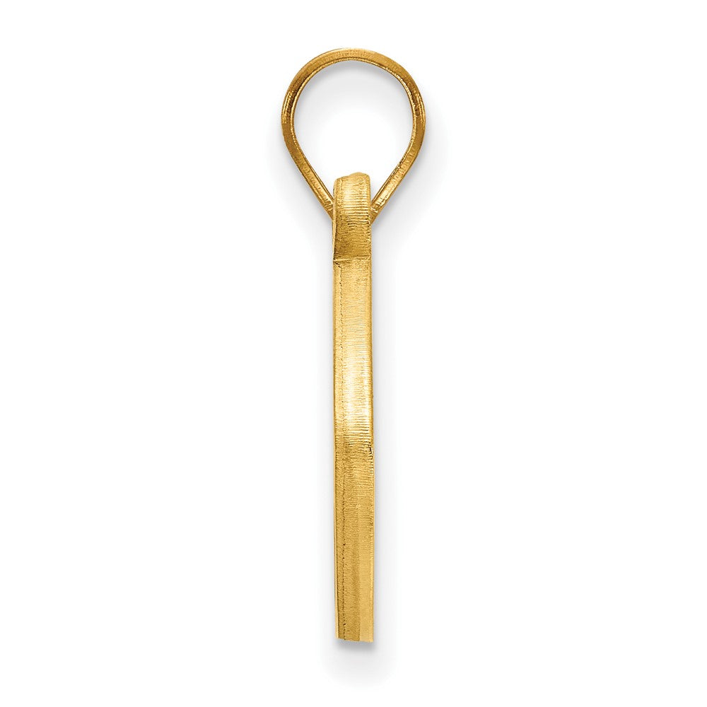 Gold Plated Sterling Silver Logoart University Of Pittsburgh Football Pendant