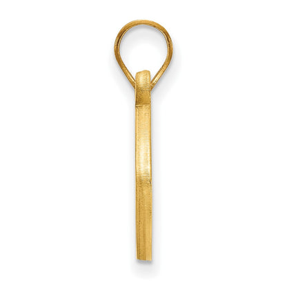 Gold Plated Sterling Silver Logoart University Of Pittsburgh Football Pendant