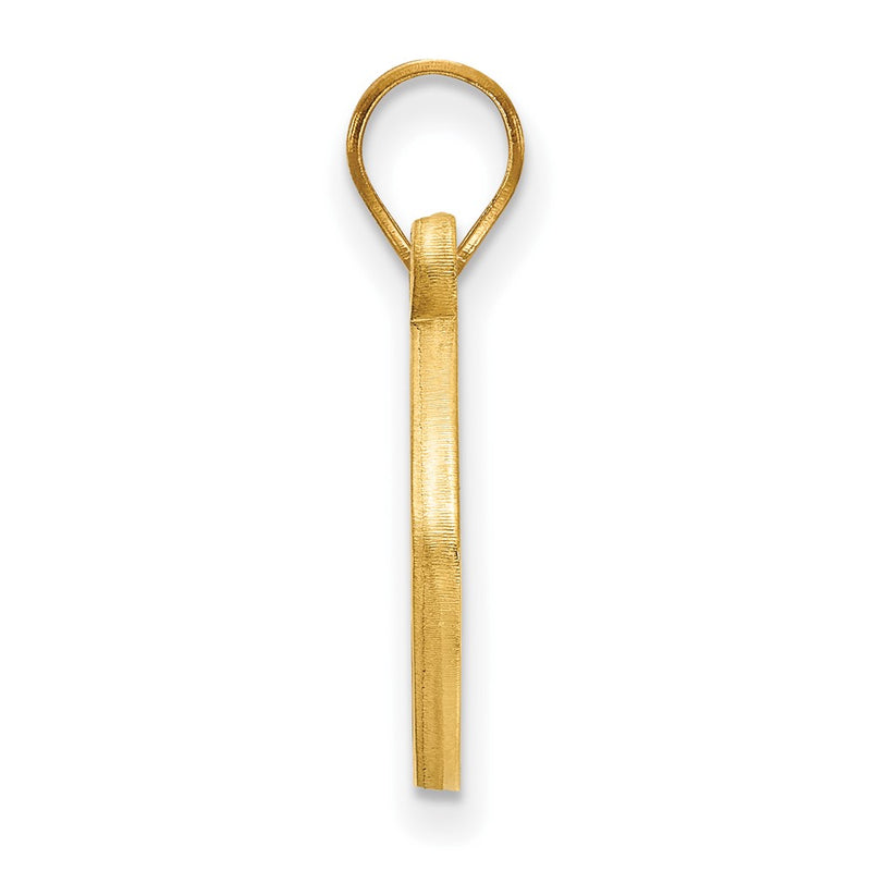 Gold Plated Sterling Silver Logoart University Of Pittsburgh Football Pendant