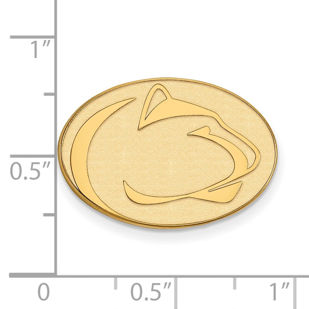 14K Yellow Gold Gold LogoArt Penn State University Lion Lapel Pin