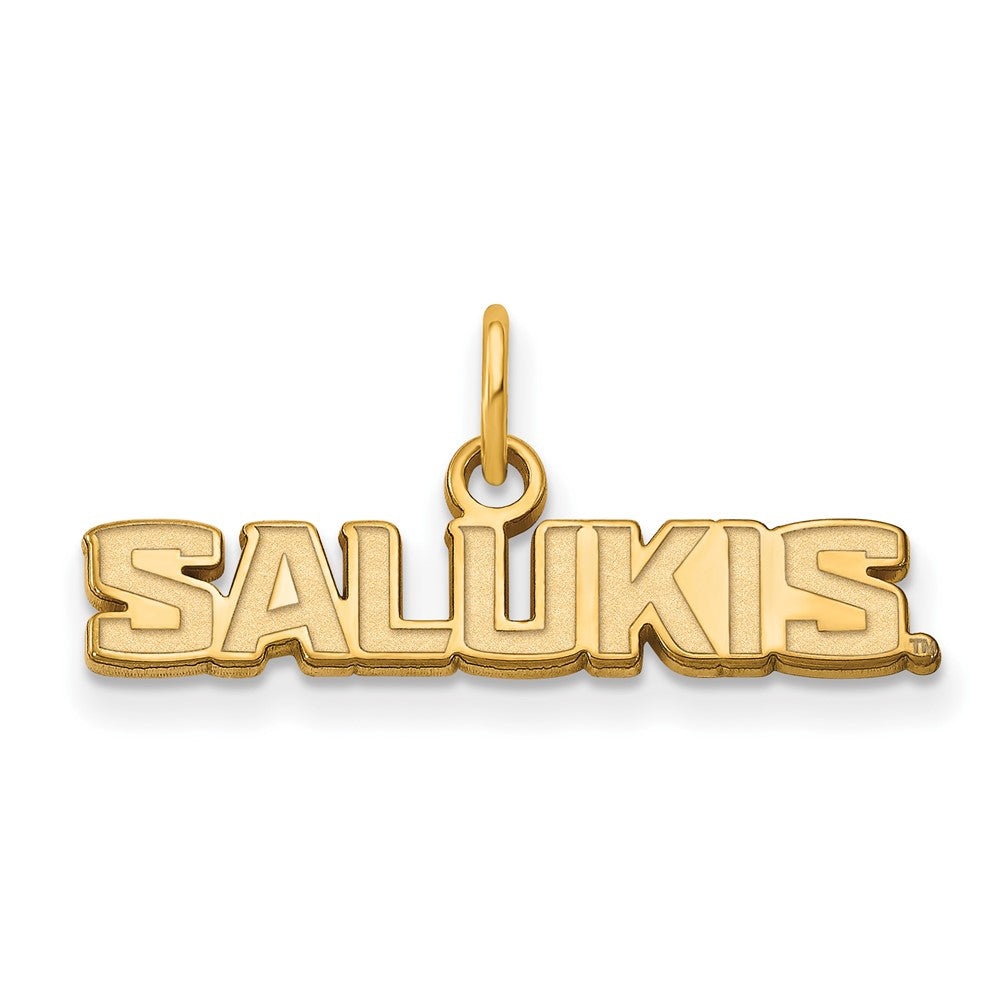 14K Yellow Gold Logoart Southern Illinois University Salukis Extra Small Pendant