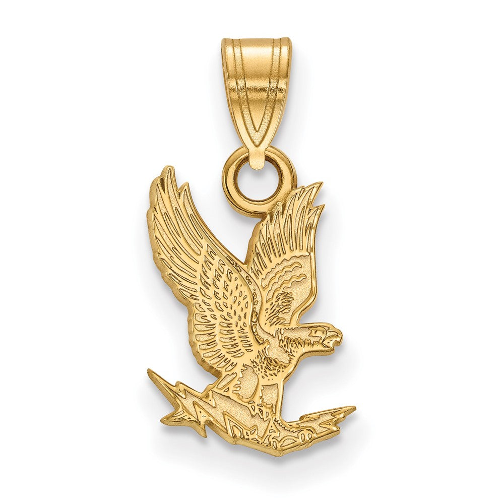 Gold Plated Sterling Silver Logoart United States Air Force Academy Falcon Small Pendant