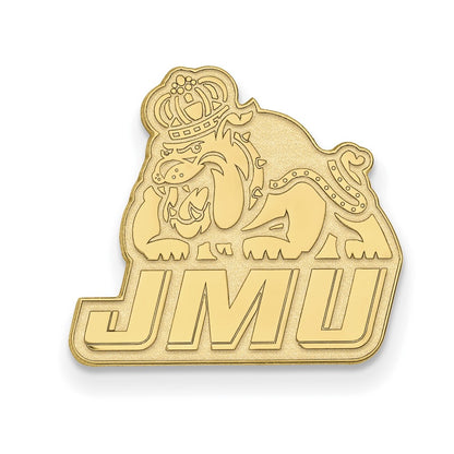 14K Yellow Gold Gold LogoArt James Madison University Lapel Pin