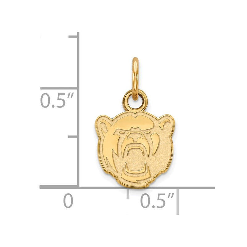 14K Yellow Gold Logoart Baylor University Extra Small Pendant