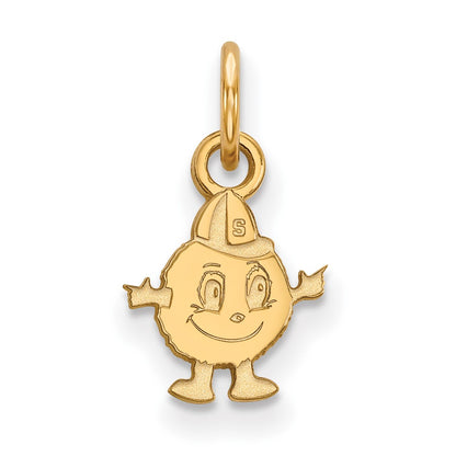 14K Yellow Gold Logoart Syracuse University Mascot Extra Small Pendant