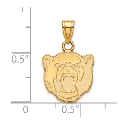 10K Yellow Gold Logoart Baylor University Small Pendant