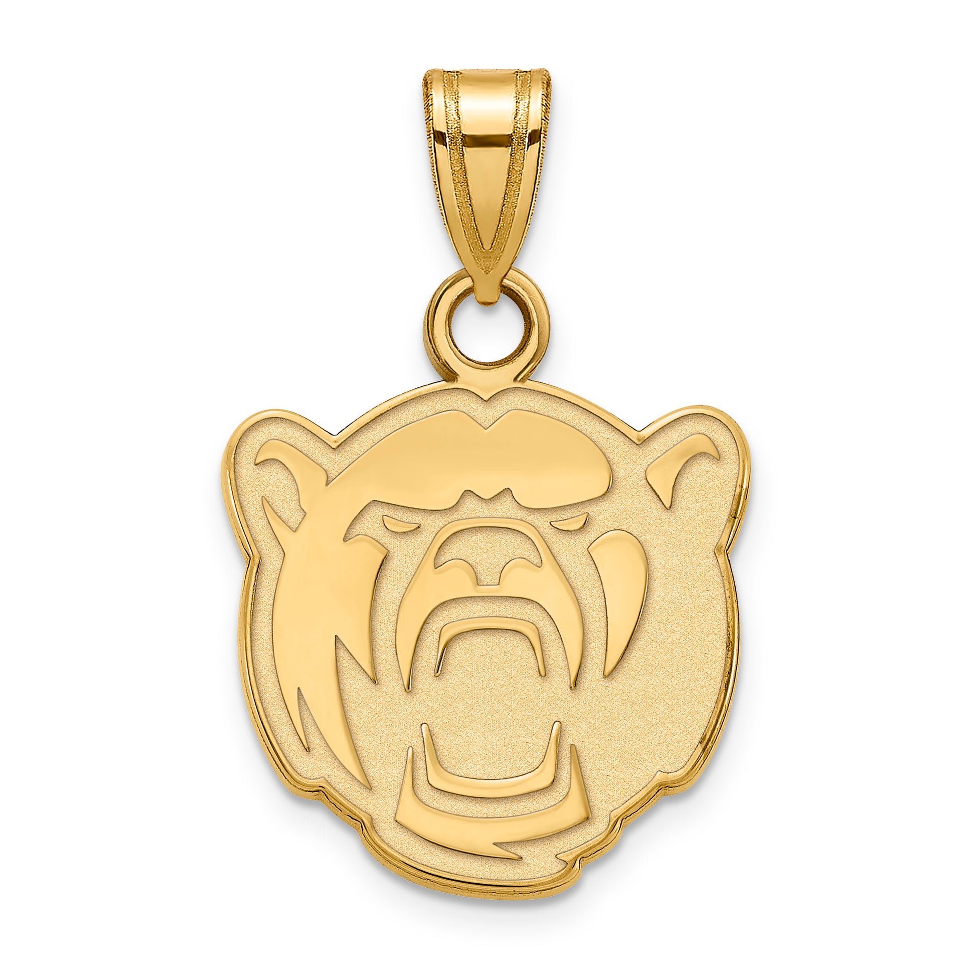 14K Yellow Gold Logoart Baylor University Small Pendant