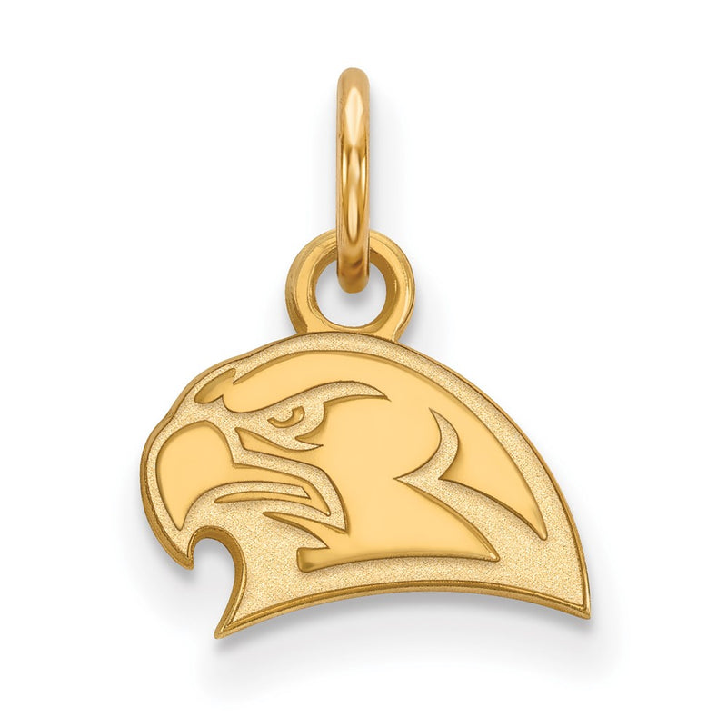Gold Plated Sterling Silver Logoart Miami University Ohio Redhawk Extra Small Pendant