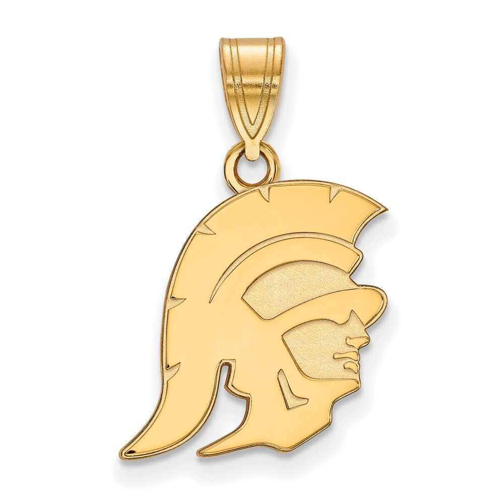 Gold Plated Sterling Silver University Of Southern California Trojan Medium Pendant