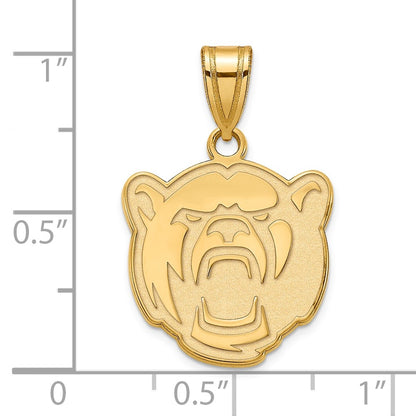 Gold Plated Sterling Silver Logoart Baylor University Medium Pendant