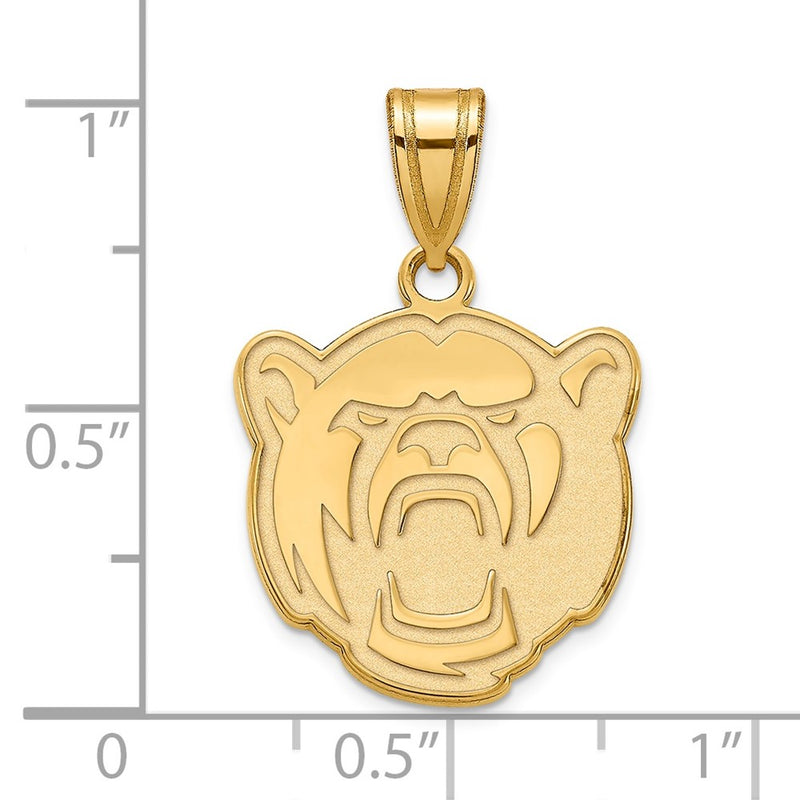 14K Yellow Gold Logoart Baylor University Medium Pendant