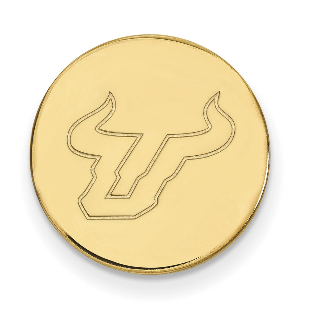 14K Yellow Gold Gold LogoArt University of South Florida Bull Lapel Pin