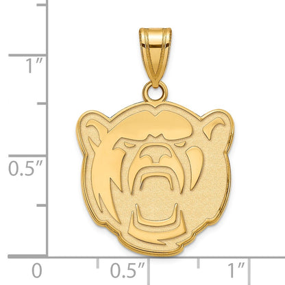 10K Yellow Gold Logoart Baylor University Large Pendant