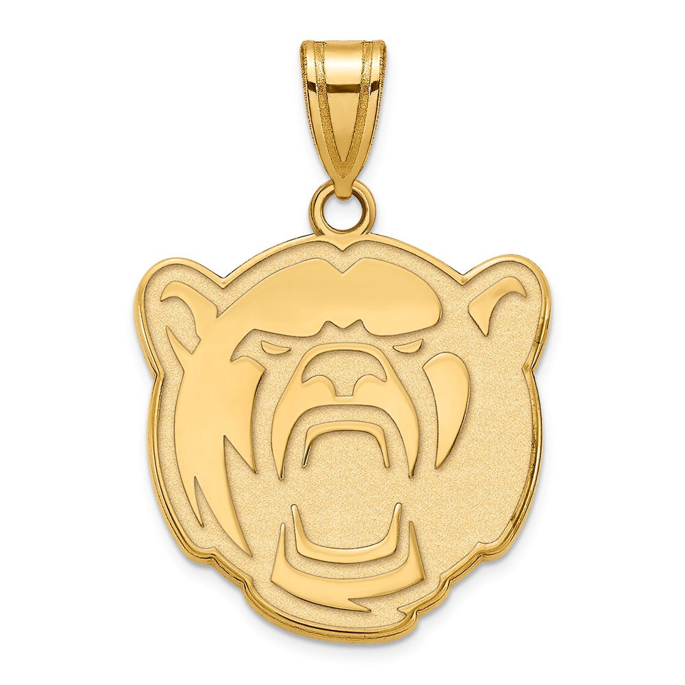 14K Yellow Gold Logoart Baylor University Large Pendant