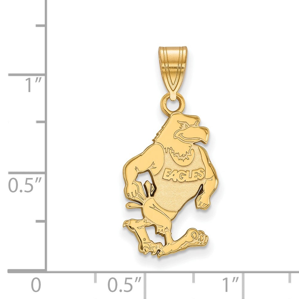 14K Yellow Gold Logoart Georgia Southern University Eagle Large Pendant