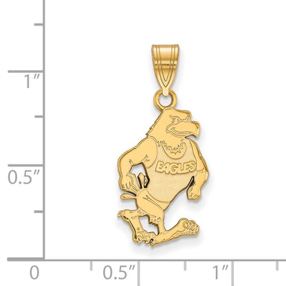 14K Yellow Gold Logoart Georgia Southern University Eagle Large Pendant