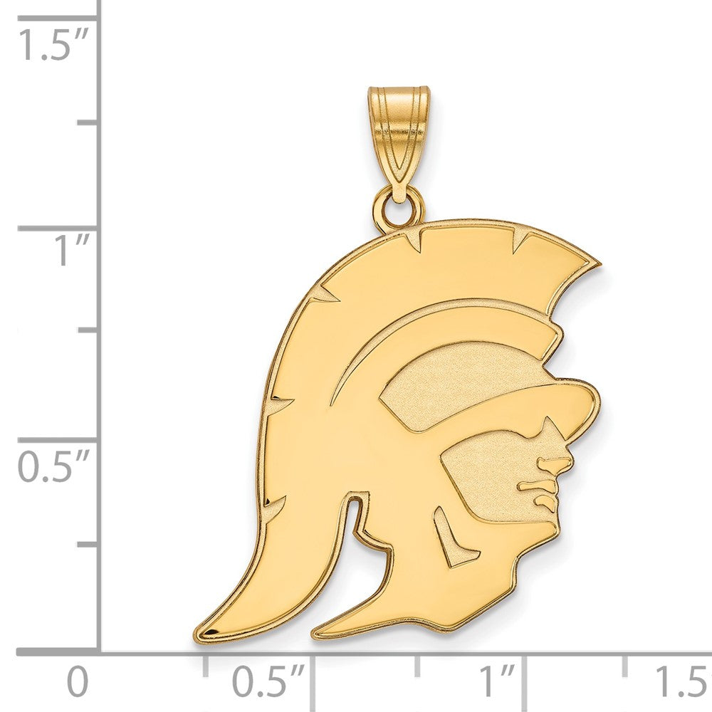 10K Yellow Gold University Of Southern California Trojan Extra Large Pendant