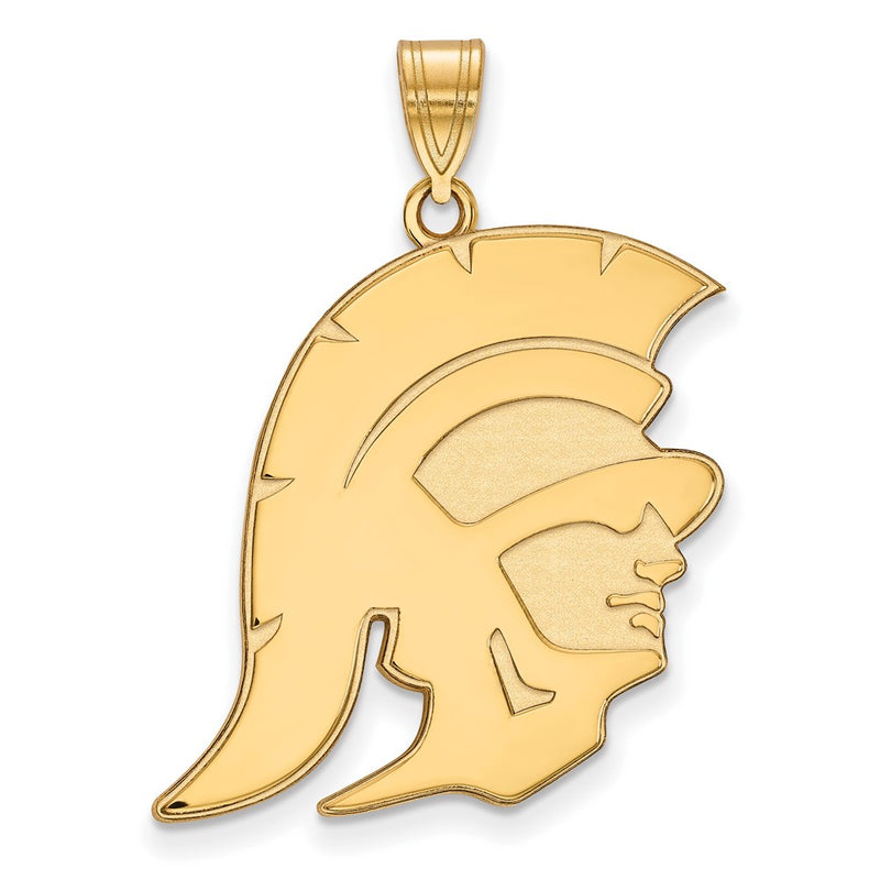 Gold Plated Sterling Silver University Of Southern California Trojan Extra Large Pendant