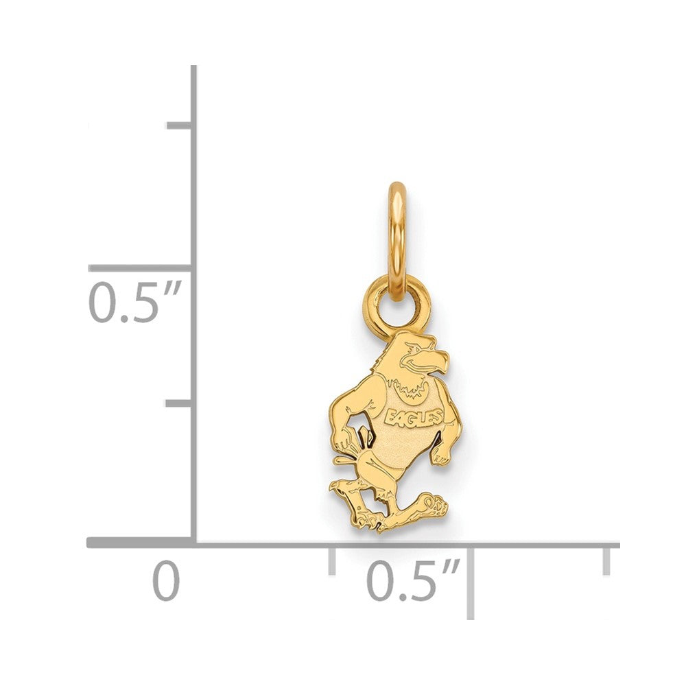 14K Yellow Gold Logoart Georgia Southern University Eagle Extra Small Pendant