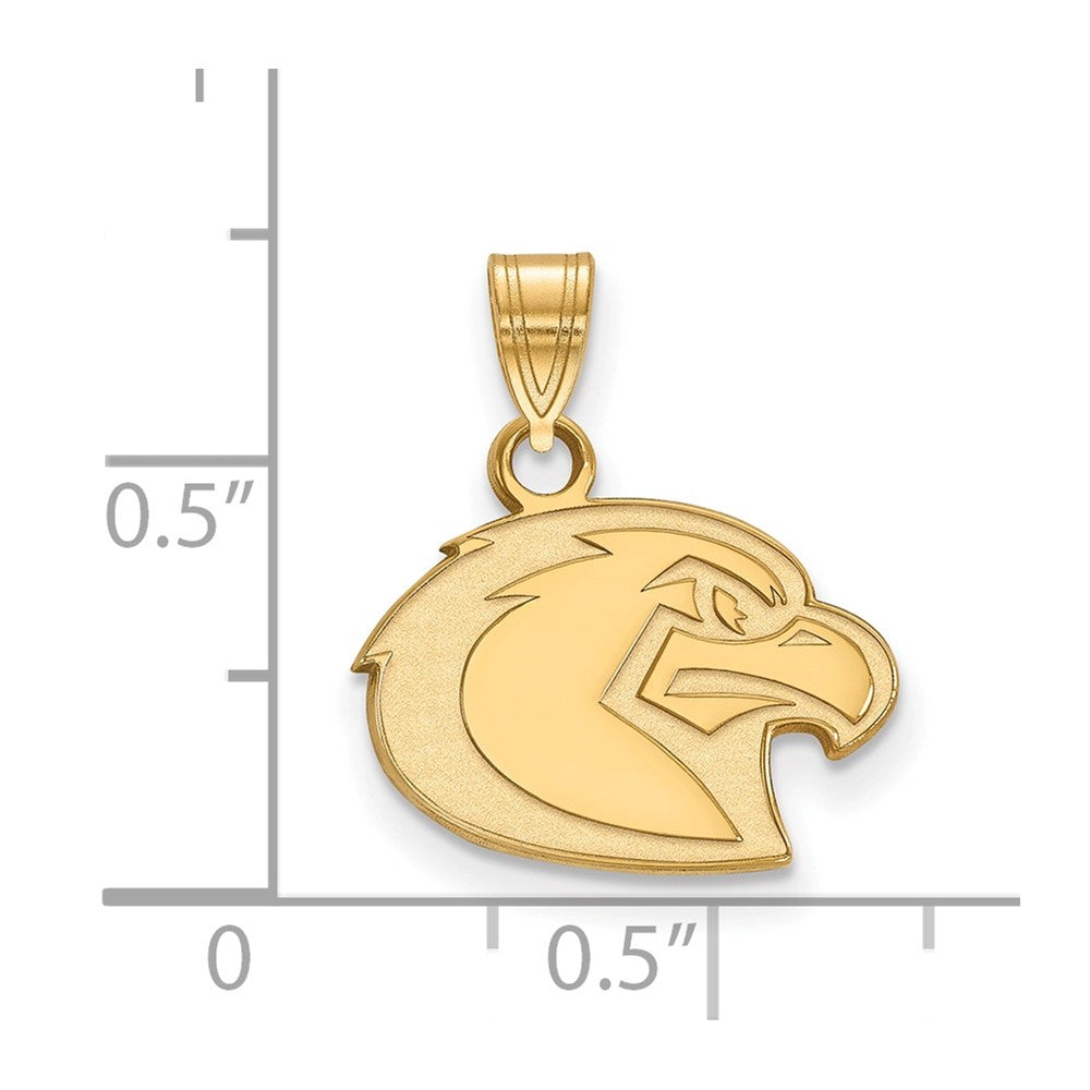 Gold Plated Sterling Silver Logoart Marquette University Eagle Small Pendant