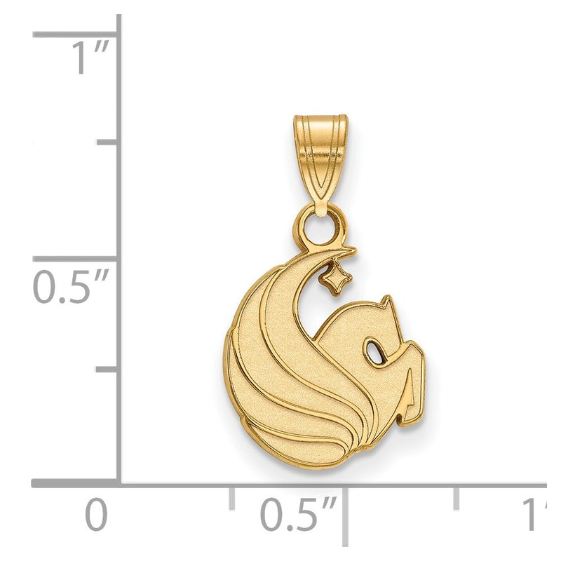 10K Yellow Gold Logoart University Of Central Florida Pegasus Small Pendant